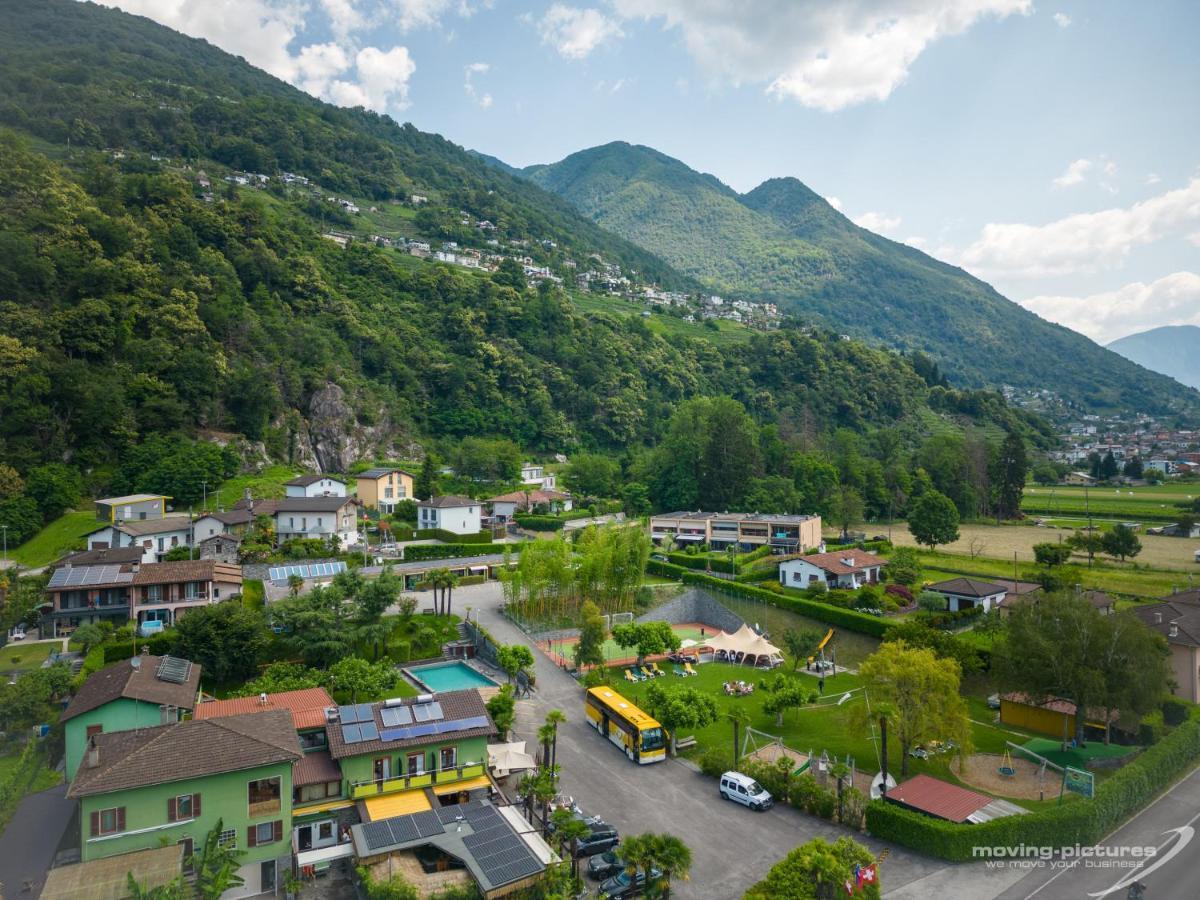Bamboohouse Motel Riazzino Kültér fotó